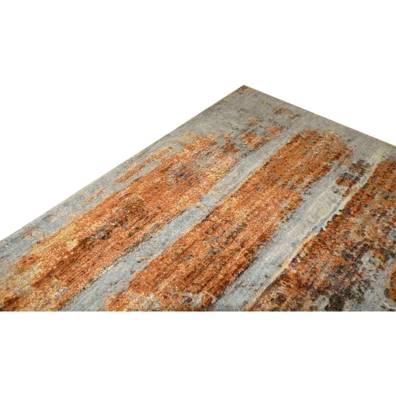 Tapis rectangulaire noué à la main