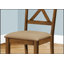 Ensemble de 2 chaises de salle à manger modernes sans accoudoirs, marron, chaises d'appoint contemporaines avec pieds en bois - Chaises d'appoint polyvalentes pour la salle à manger, la cuisine ou le salon