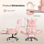 Big and Tall Office Chair, Flip Armrests for Pets & Cross Legged Sitting, Executive Ergonomic Computer Gaming Chair with Foot Rest-709169082-720491134