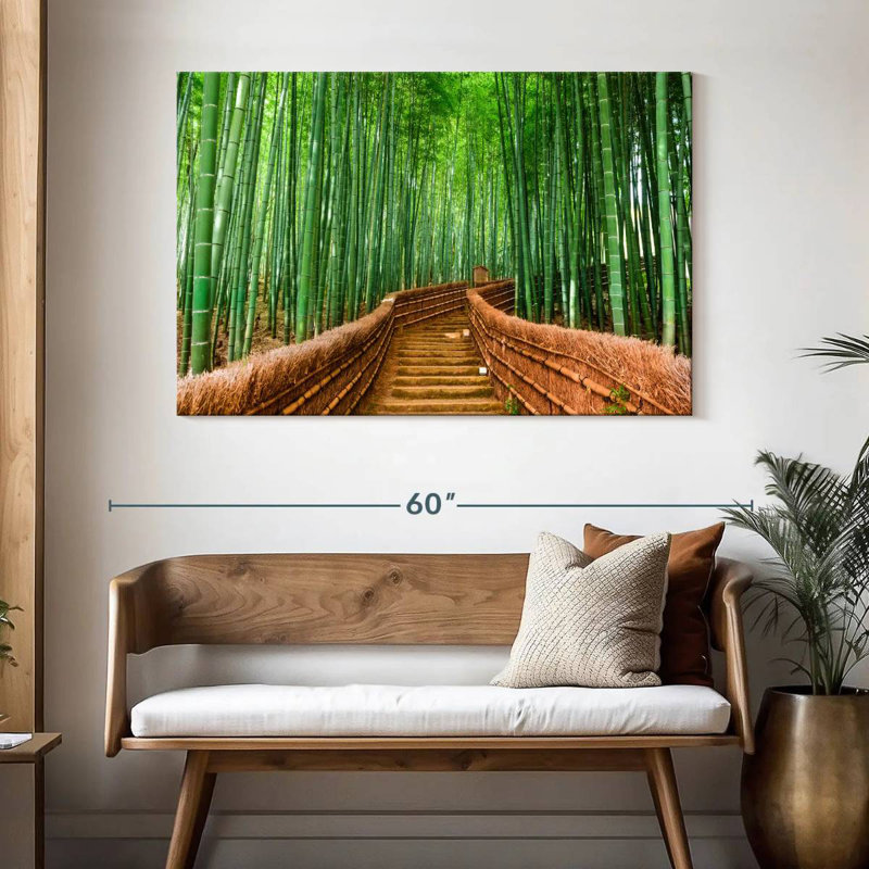 Forêt de bambous Alvord Kyoto, H 32 po x l 48 po
