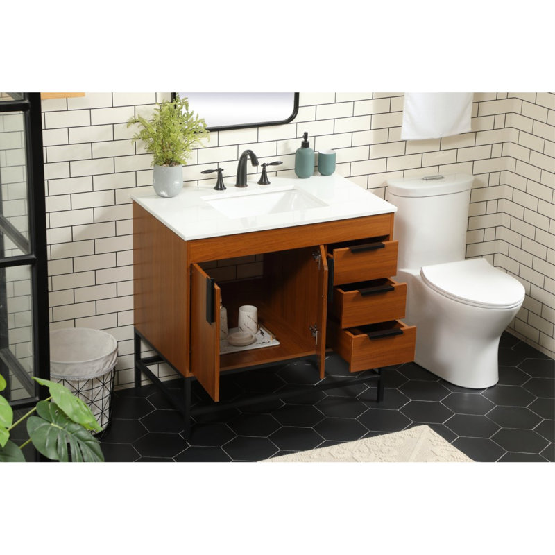 Ensemble de meuble-lavabo simple 36 po Eugene, Teck