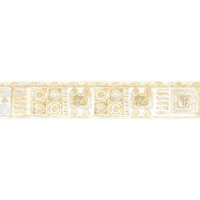 Bunel Abstract Seafood Plates 15' L x 5.25" W Wallpaper Border