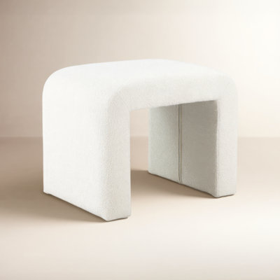 Solid + Manufactured Wood Accent Stool