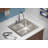 Lustertone 19.5" L x 19" W Drop-in Kitchen Sink-9254544