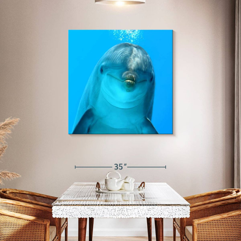 Brampt Dolphin Encounter, 39" H x 39" W