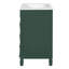 Ensemble de meuble-lavabo simple moderne 24 po avec tiroirs profonds et tablette réglable pour petits espaces Modern French-926757844-926757841
