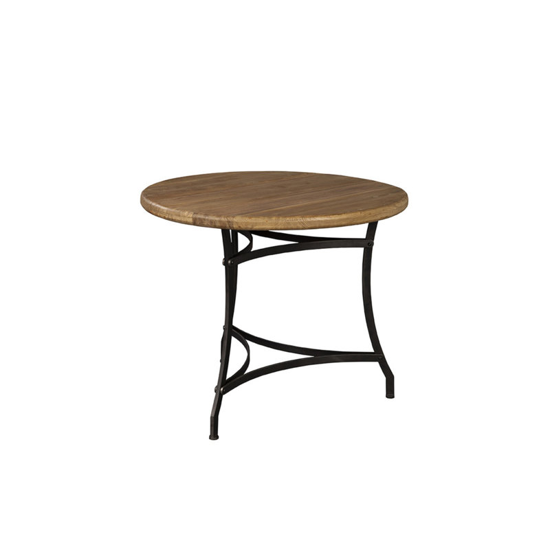 Tripod Solid Wood Dining Table, 36.75" H x