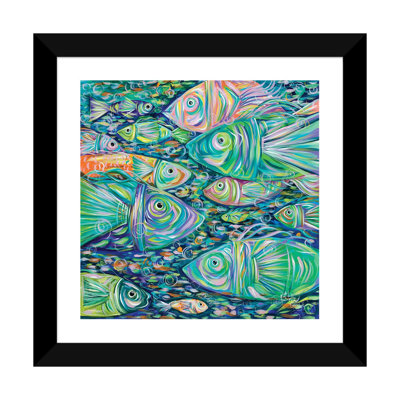 " School Of Fish " by Estelle Grengs