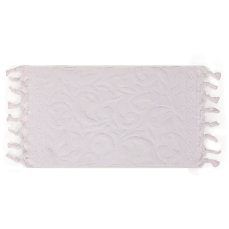 Serviette d'invité 100% coton Fasano, Blanc
