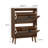 12 Pair Shoe Cabinet with 2 Flip Drawers, Wooden Shoe Organizer Cabinet