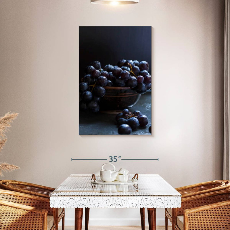 Classic Grape Bowl, 45" H x 30" W