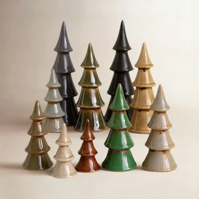 10-Piece Ceramic Tabletop Tree Set
