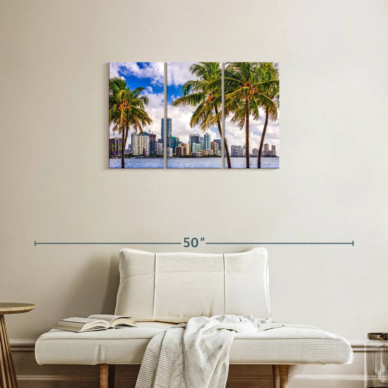 Nicci Miami City Summer, 20" H x 33" W