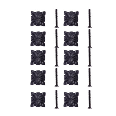Hardware Iron Flower Novelty Knob Multipack