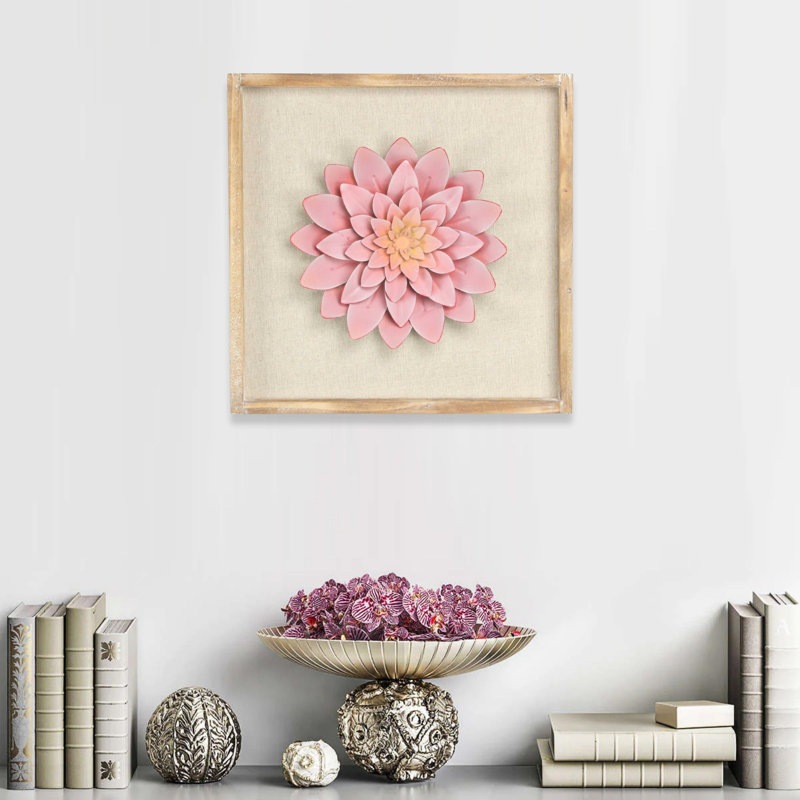 Handmade Boho Plants & Flowers Wall Decor on Wood