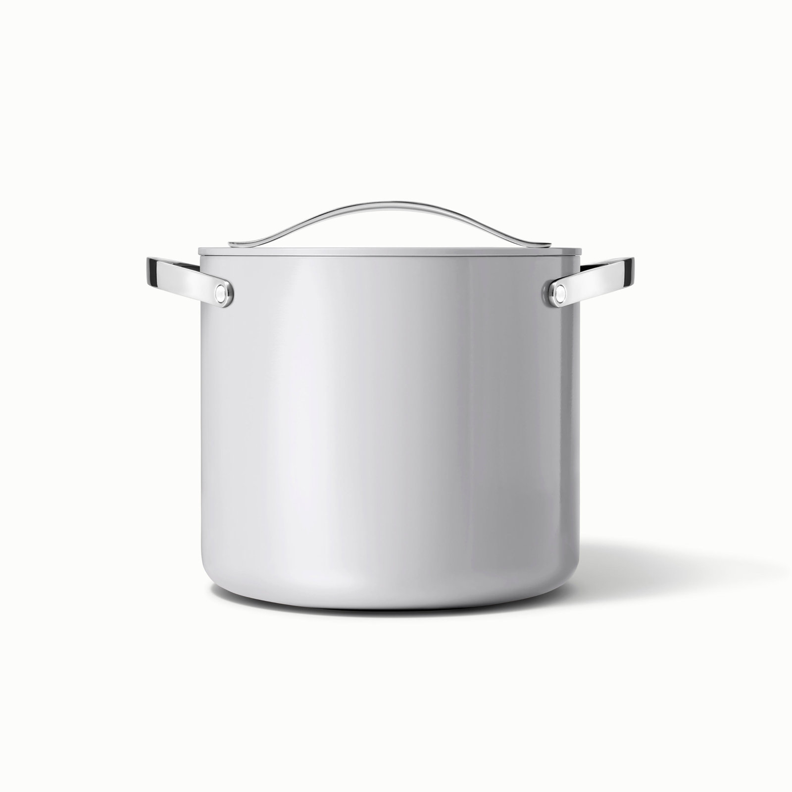 Caraway Ceramic Non-Stick Petite Cooker, Gray, 12 quarts