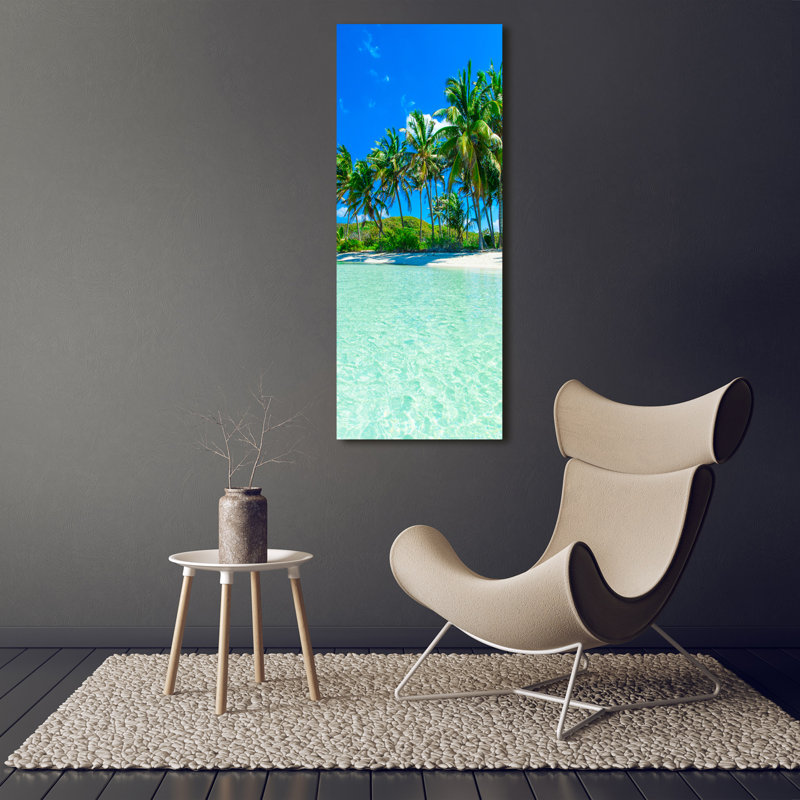Tropical Beach - Wrapped Canvas Print