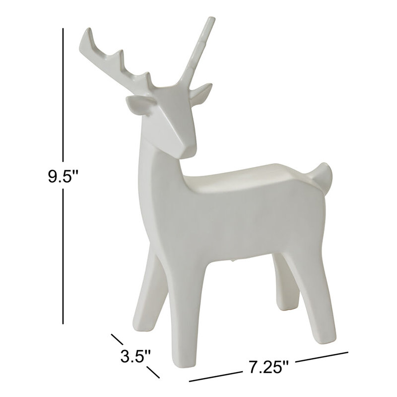 Malese Christmas Reindeer Figurines & Collectibles