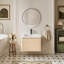 Wall Mounted Single Double Single Vanity Bathroom Vanity With Top-410738156