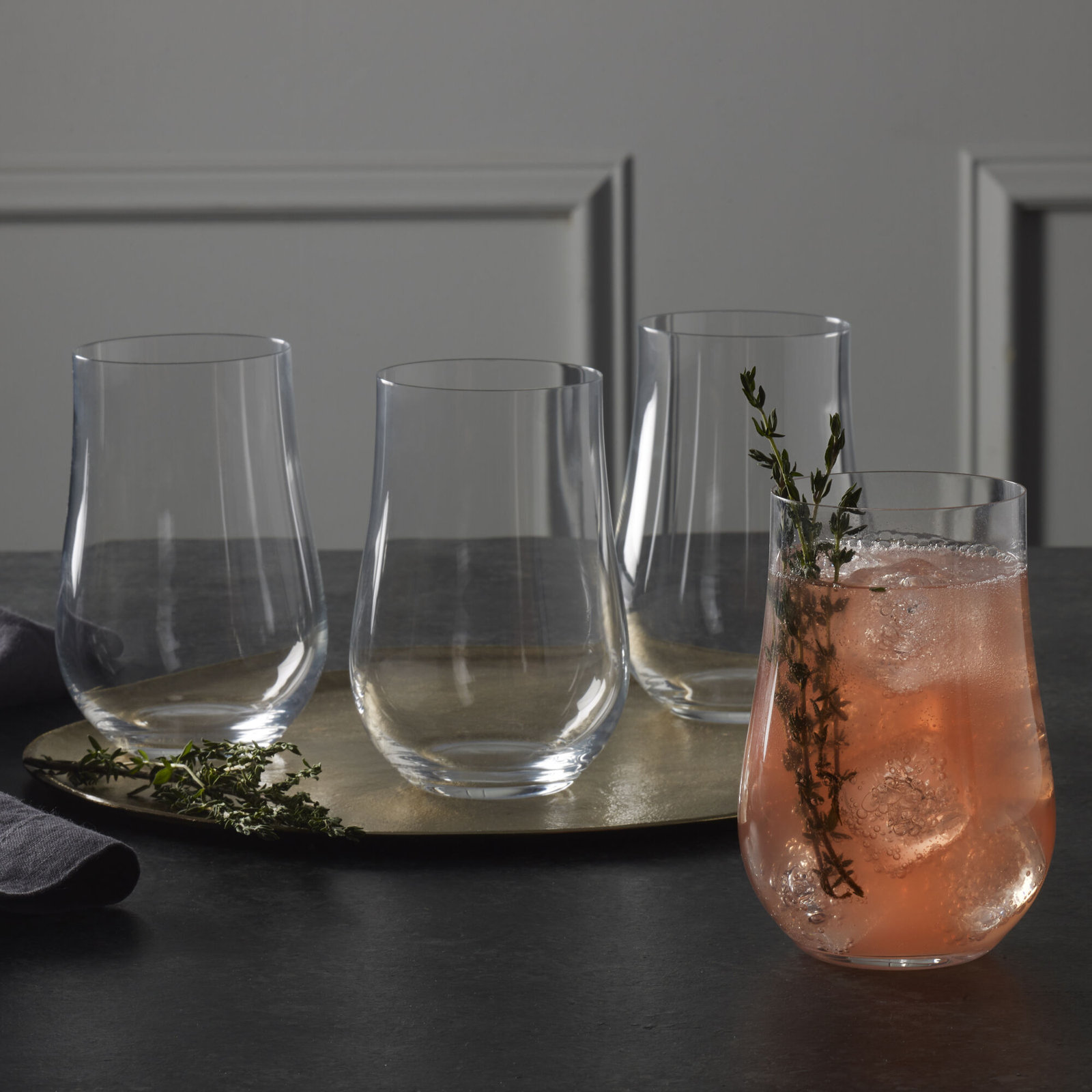 Mikasa Grace 18 oz. Highball Glasses
