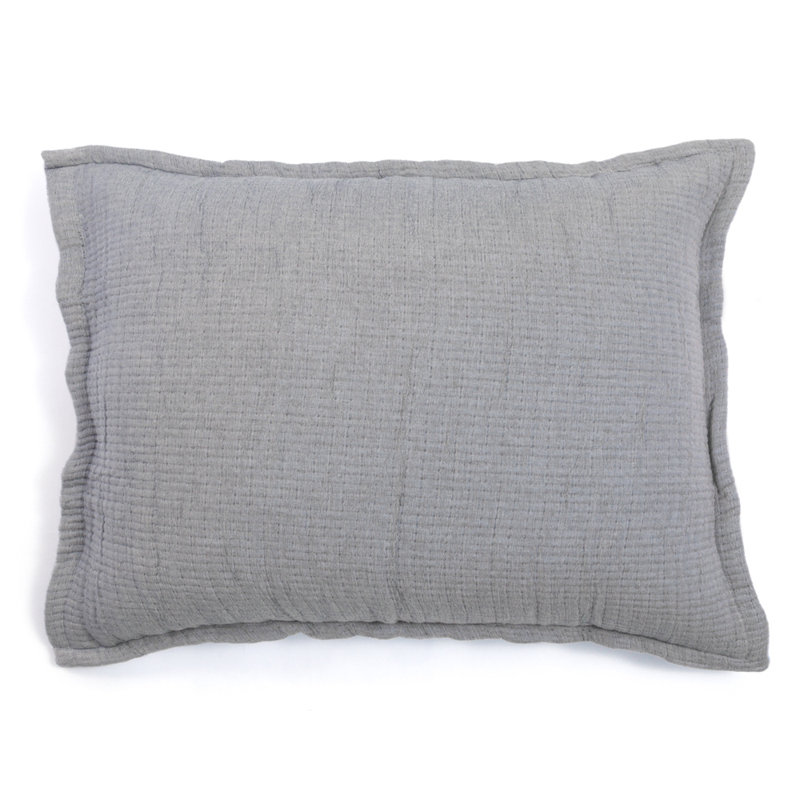 Dorius Reversible Sham, Gray, Standard