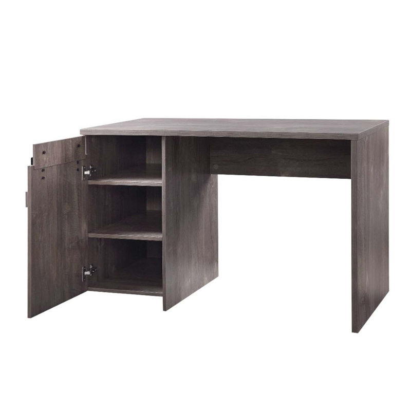 Bureau d'écriture Bellarosa, finition gris délavé