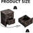 Nightstand With Charging Station, Farmhouse End Table-1597379605
