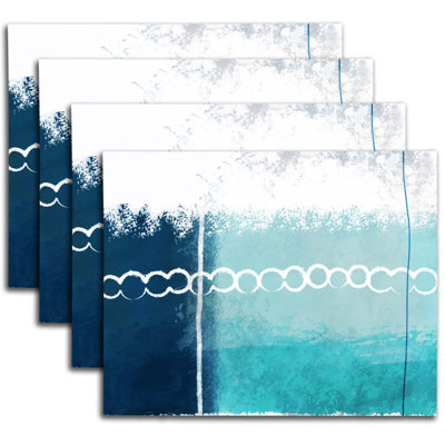 Napperon abstrait en polyester