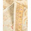 Tapis beige / ivoire noué à la main de conception unique 6 pi x 8 pi 9 po Shafiya