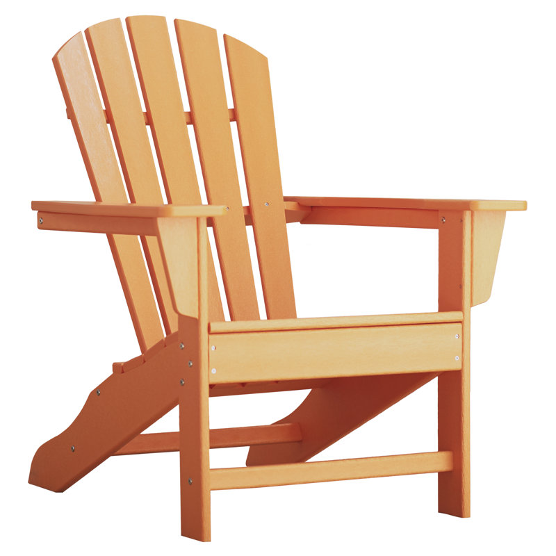 POLYWOOD Palm Coast Adirondack, Tangerine