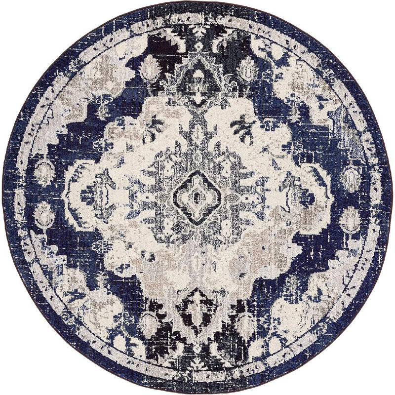 Madison Performance Oriental Rug, Round 6'7"