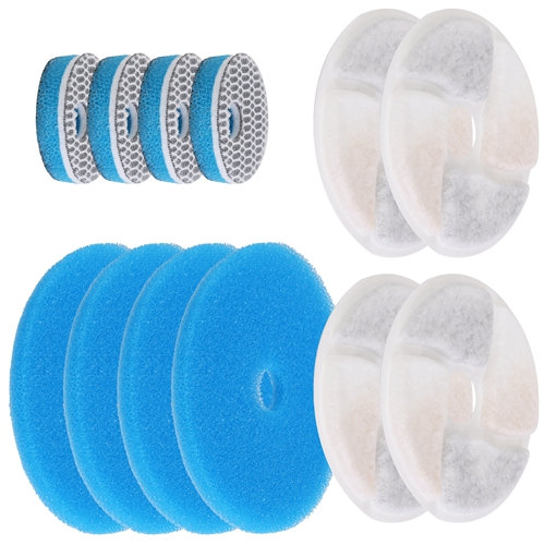 Ensemble de 4 filtres pour fontaine d'eau pour animaux de compagnie GPCT4415