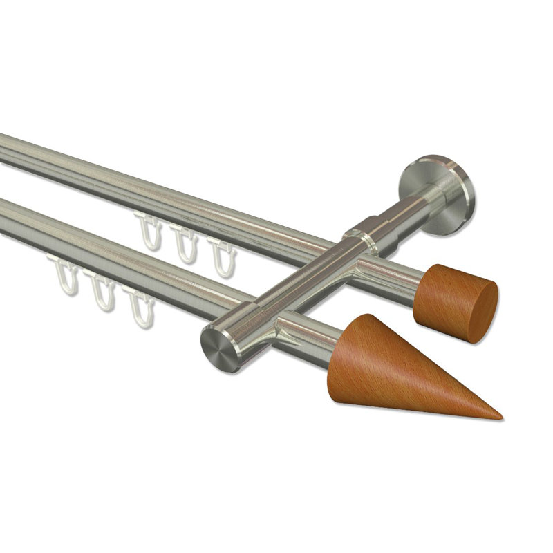 Carleton Curtain Pole Set, 5cm H x 320cm W x 15cm D