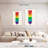 Khareem Rainbow Hearts Stack-108530655