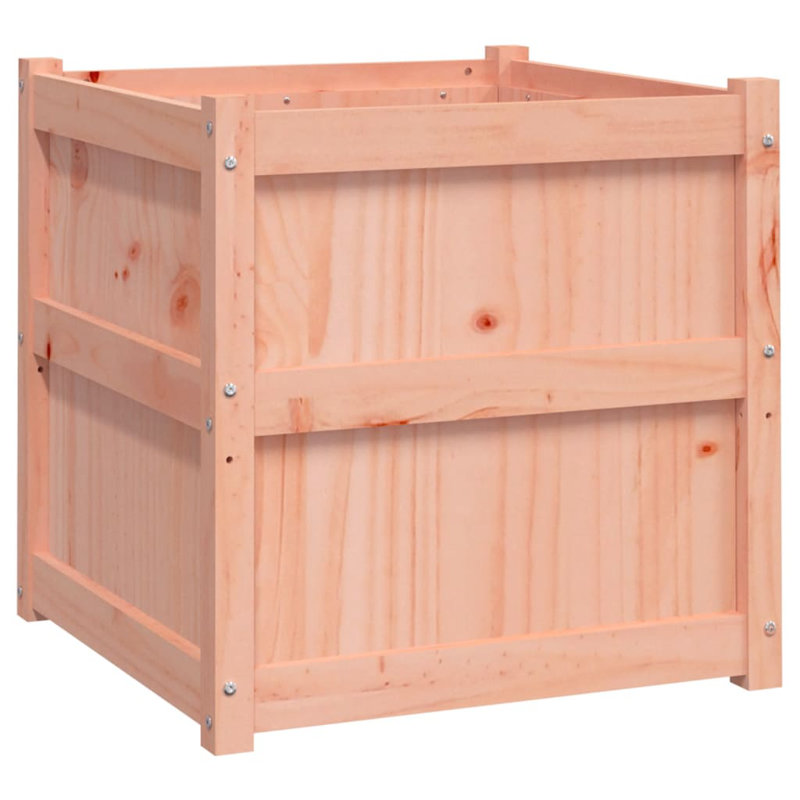 Wooden Kogut Flower Box, 27.6" H X 35.4" W X 19.7" D, Natural Douglas, 1