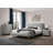 Grey 4-Drawer Upholstered Chest