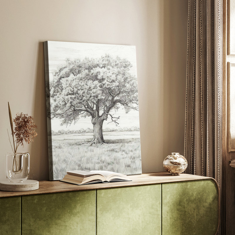 Paysage rétro XXVII - galerie Cavas sur mesure, H 27 po x l 18 po