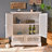 Accent Rustic Wooden Sideboard Cabinet