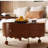 25.59"Retro Solid Wood Coffee Table Set