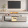 Buckwell Extendable Coffee Table with Sensor LED Lights & Storage Drawers
