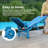 Outdoor Chaise Lounge With 4-Position Adjustable Backrest-1363922662