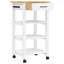 Solid Wood Bar Cart-1379608380