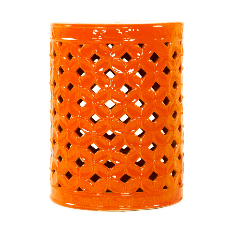 Tabouret de jardin en céramique