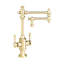 Towson Two Handle Kitchen Faucet - 12" Articulated Spout-1126513102