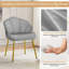 Fauteuil d'appoint en velours-5946120