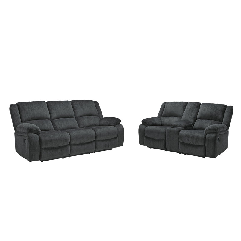 Draycoll Reclining Sofa and Loveseat