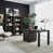 4 Pieces: Desk, Filing Cabinet, 2 Bookcases sélectionné