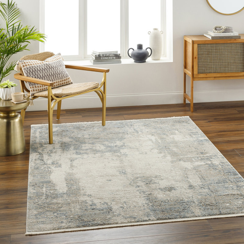 Abstract Indoor Rug, Rectangle 9'2" x 12'