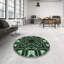 Tapis vert/noir à motifs-1045469558