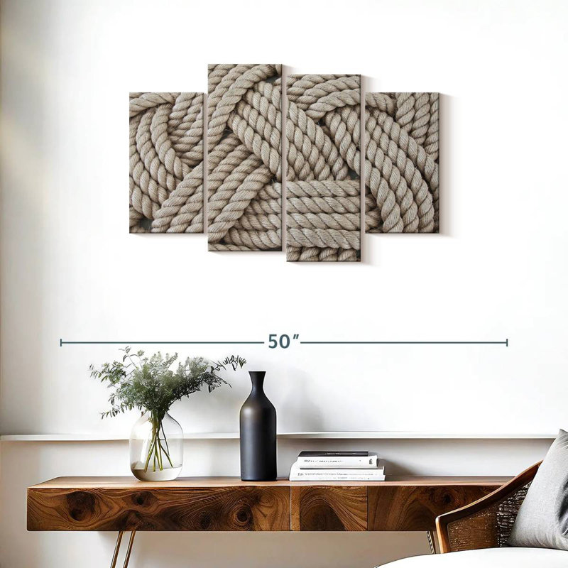 Aletra Layered Ropes, 22" H x 36" W